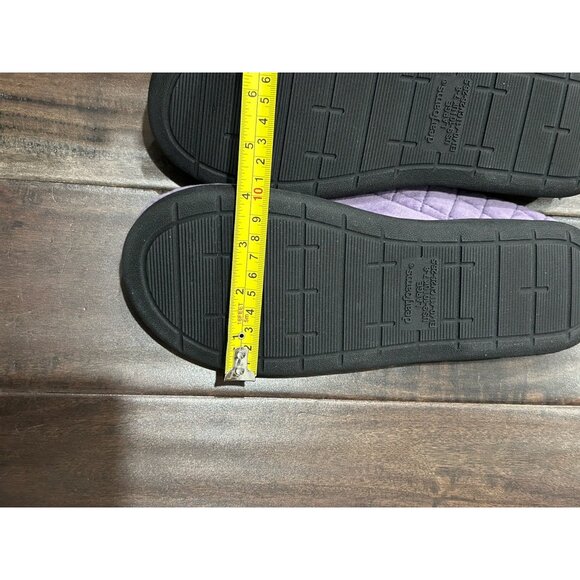 Dearfoams NWT Quilted Purple Womens Slippers SZ Large - Picture 9 of 10